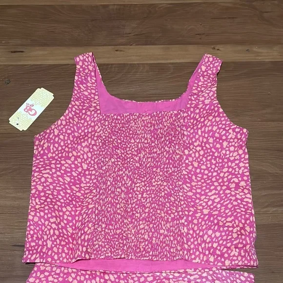 GB Girls Pink and White Cozy Matching Set - Picture 2 of 3